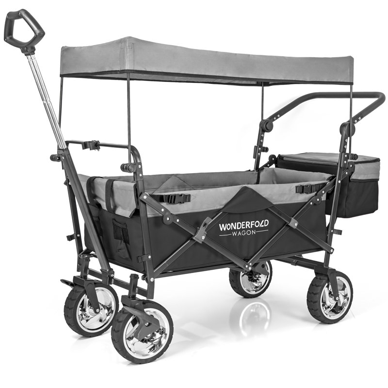Premium Pull and Push Folding Wagon