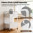 Salon Trolley Cart For Beauty Spa With Wheels Wooden Rolling Storage Station-104652420