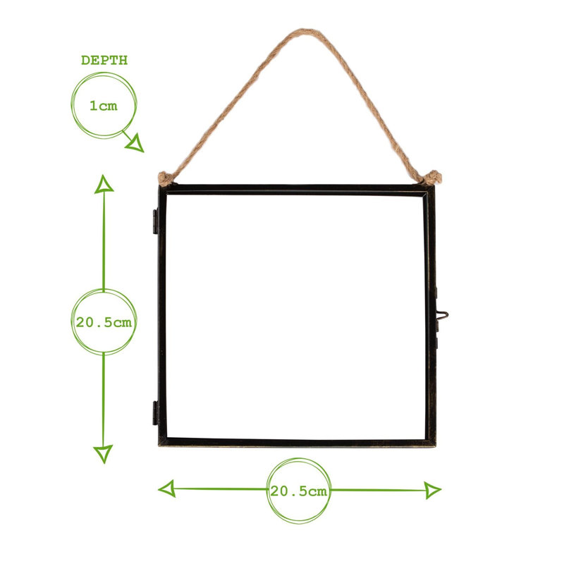 Nicola Spring - Hanging Metal Photo Frames, 5, 10" x 8", Rectangle