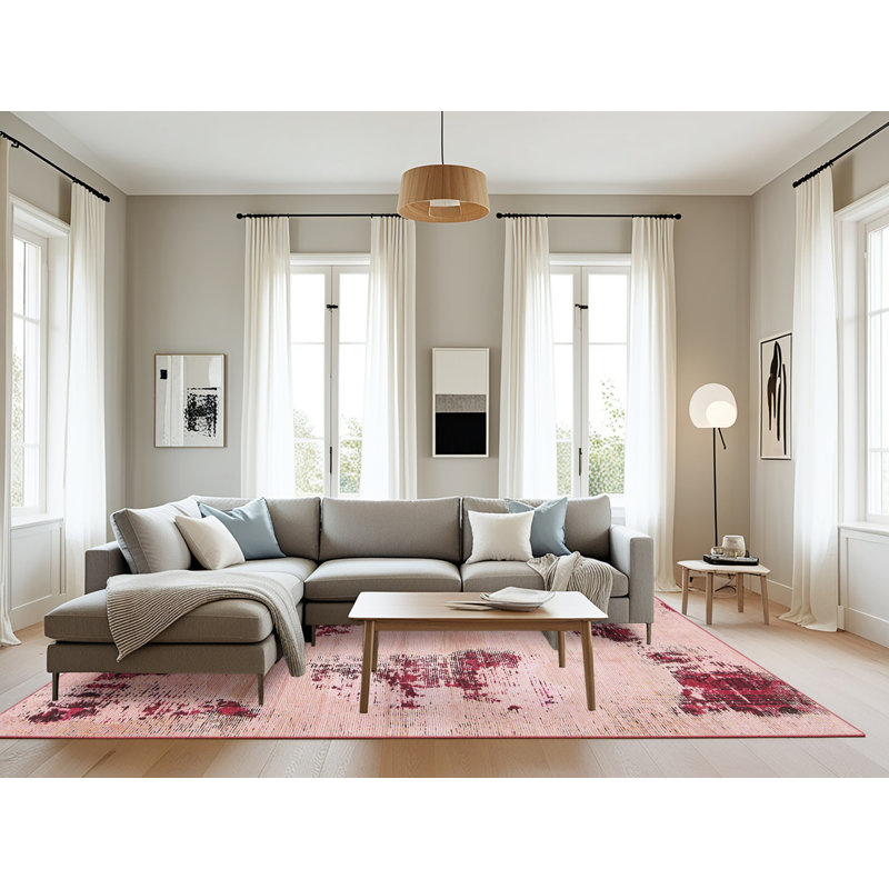 Tapis abstrait moderne 749, Rectangle 8 pi x 12 pi