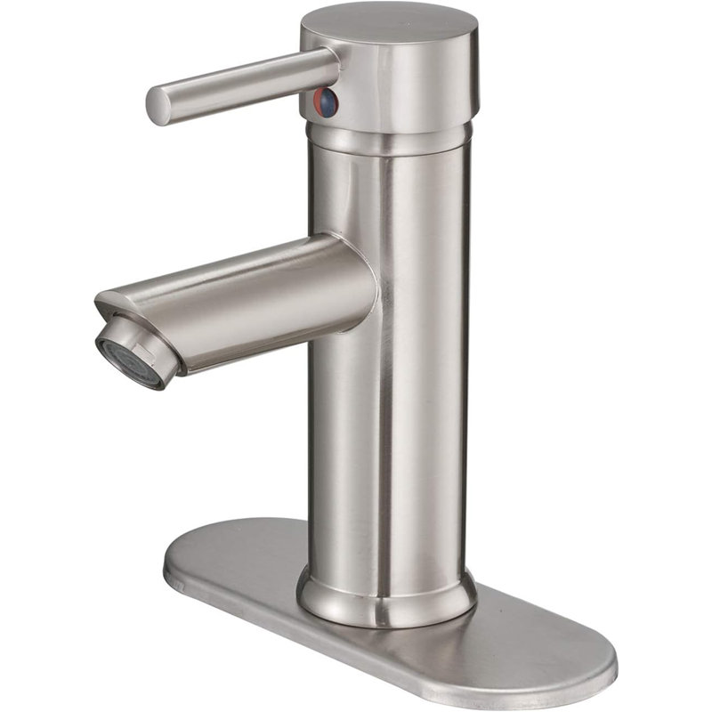 Single-handle Bathroom Faucet, Brushed Nickel