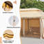 20 Ft. W x 10 Ft. D Metal Canopy-97831688