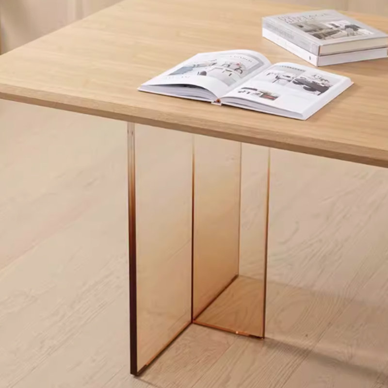 Kailee Oak Solid Wood Dining Table, 31.49" W x 62.99" L