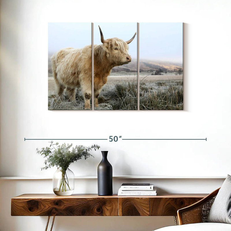 Vache sauvage sauvage des Highlands, H 24 po x l 38 po