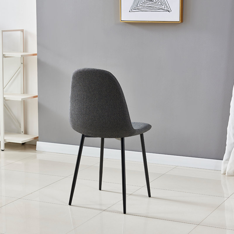 Gutshall 20 " H Upholstered Side Chair, Gray