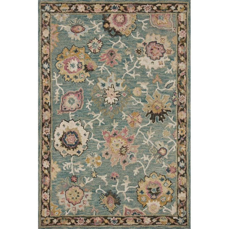 Kraker Wool Oriental Indoor Rug, Rectangle 7'9" x 9'9"
