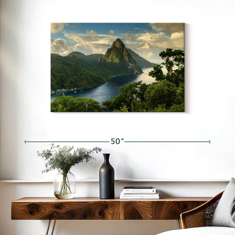 Kavia Saint Lucia Piton View, H 24 po x l 36 po