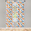Paire de rideaux semi-transparents avec passe-tringle-45994603