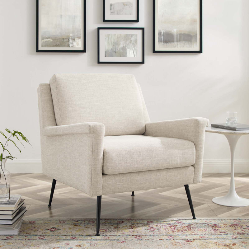 Fauteuil Chesapeake, Mélange de polyester beige