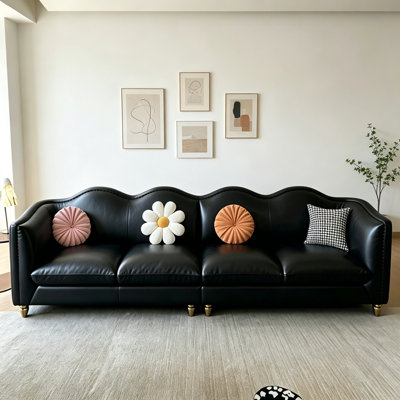Modern, Simple and Light Luxury Black Sofa