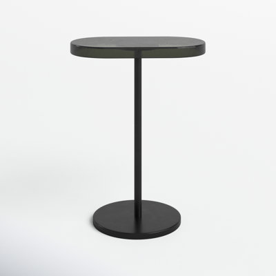 Finbar Glass Top End Table