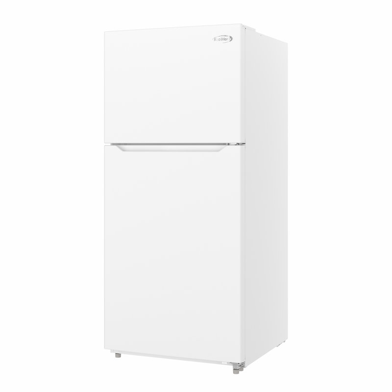 30 po 18 cu. Pi. Réfrigérateur résidentiel à congélateur supérieur en blanc, certifié Energy Star (km-TMR-18-W), Blanc