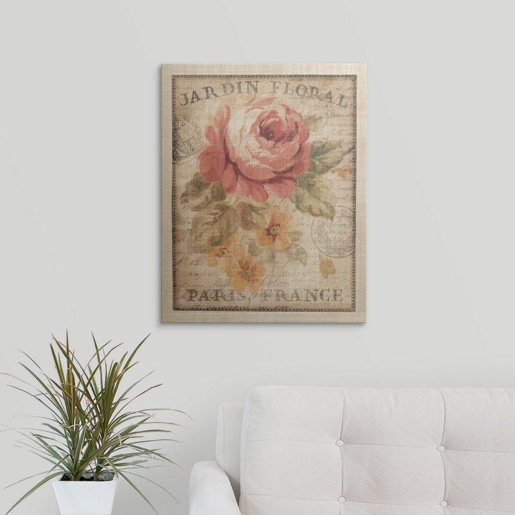 Parisian Flowers " Parisian Flowers II " by Danhui Nai Ophelia & Co. 