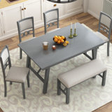 Dining Set with Bench Dining Table with Bench Farmhouse Table and Bench Set Dining Table Set