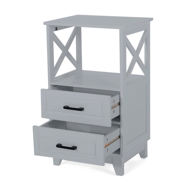 2 Drawer Cabinet, Entryway Cabinet