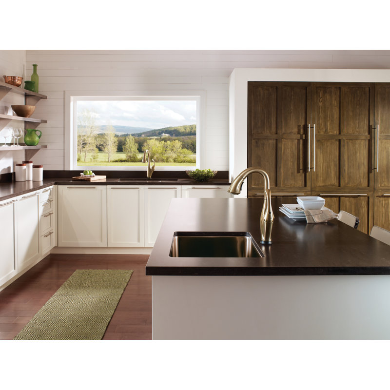 Distributeur d'eau chaude et froide Addison, Bronze-Champagne lustré