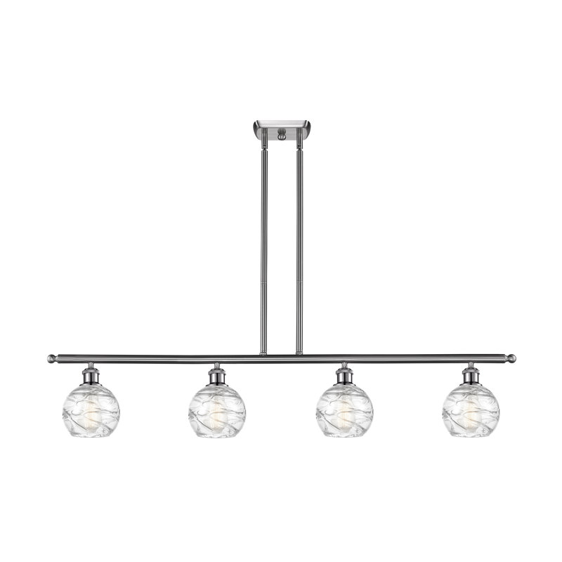 Cansler 4 - Light Kitchen Island Pendant, No Bulb Included, Brushed Satin Nickel