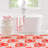 Japanese Poppy Multi Machine Printed Washable Rug-96606440