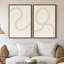 Art mural encadré sur toile, rétro muraux abstraits pour chambre à coucher-1087729278-1087729275