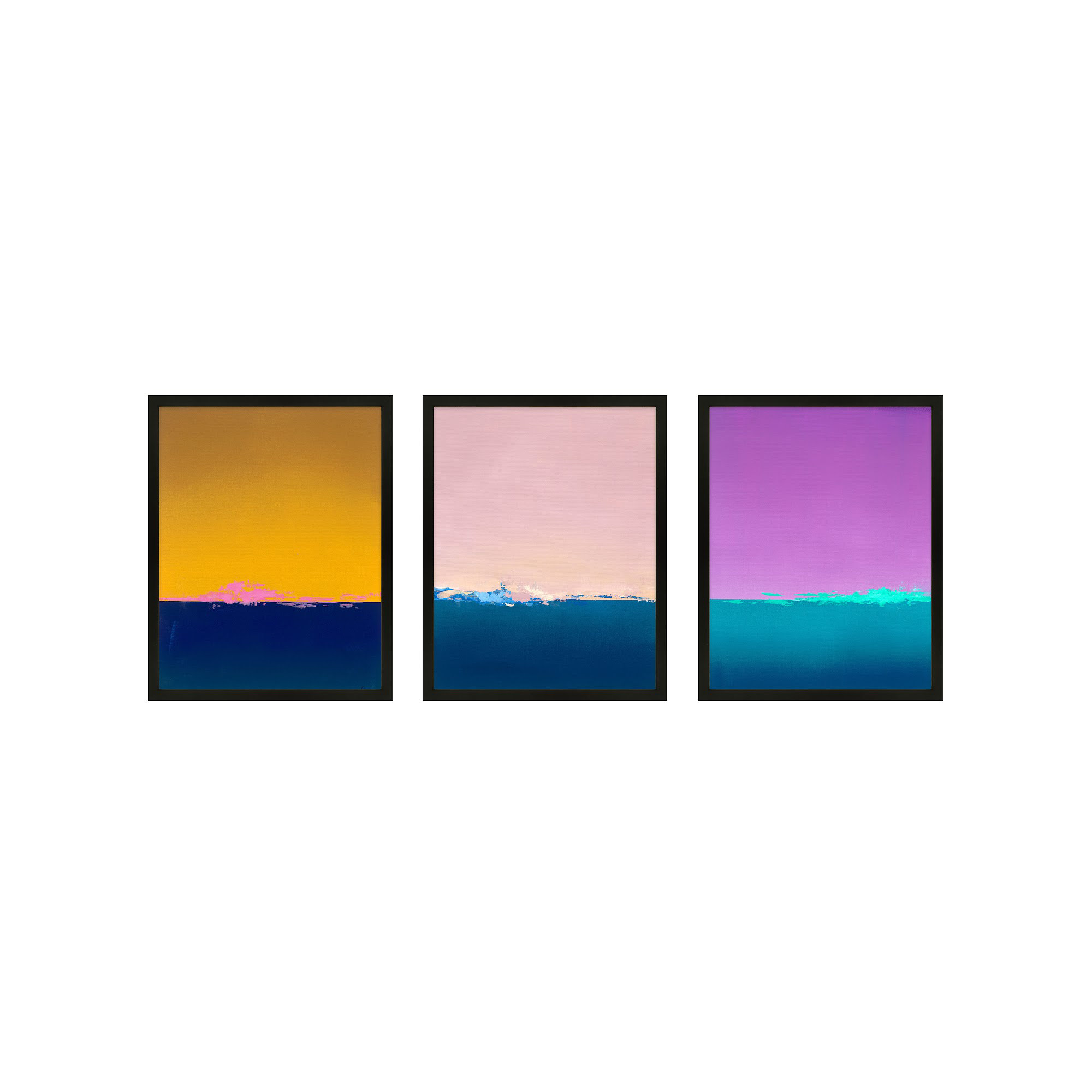 Horizon by Lee Lessem, Black, 25" H x 20" W x 1.25" D