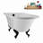62" Streamline Clawfoot Tub,Tray,Drain, Clawfeet-101628982-102218230