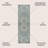 Truman Bohemian Medallion Textured Weave Teal/Gray Indoor/Outdoor Rug-932396041