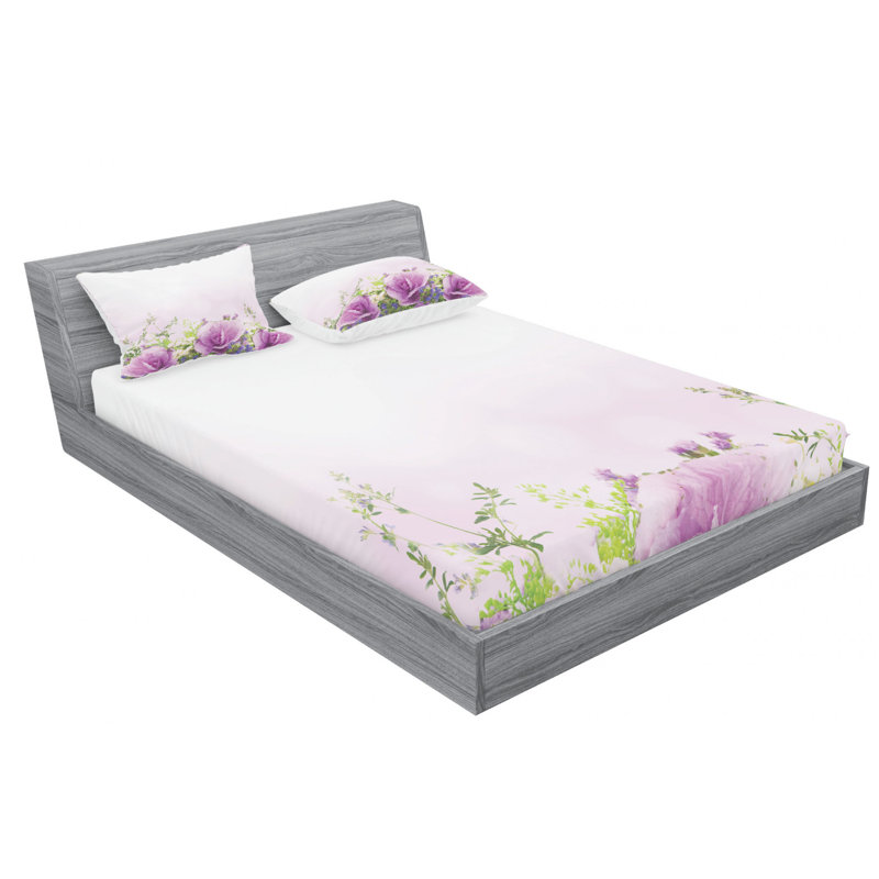 Microfiber Sheet Set, Full Sheet Set with Fitted Sheet