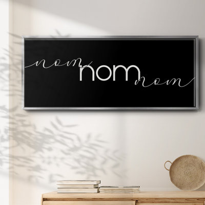 Nom Nom Nom - toile encadrée