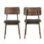 Chaise d'appoint rembourrée en bois Luret