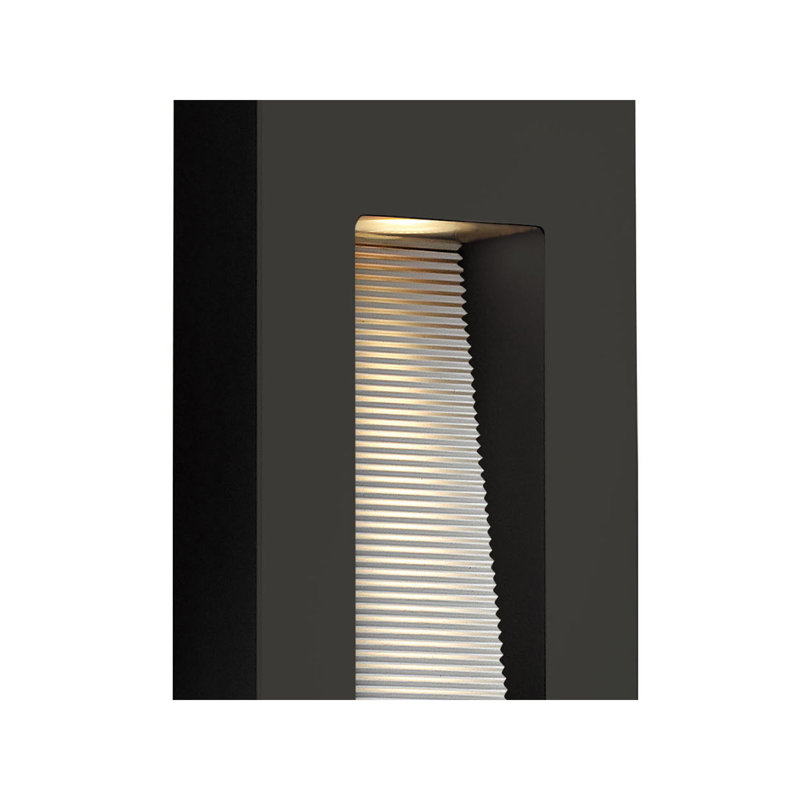 Luna 2 Light Outdoor Flush Mount, Satin Black, Small, LED