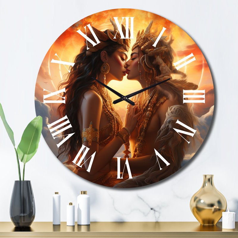 Horloge murale Sacred Love Divine Couple, Grand