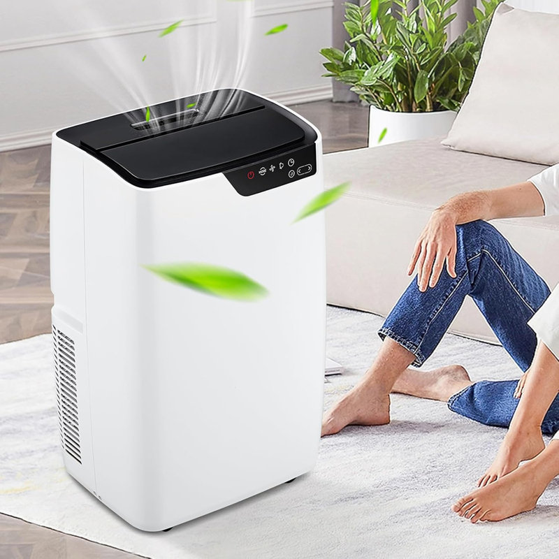12000 Btu Portable Air Conditioners For Room Up To 550 Sq.ft, 3-in-1 Free Standing Quiet Cooling Portable Ac Uni