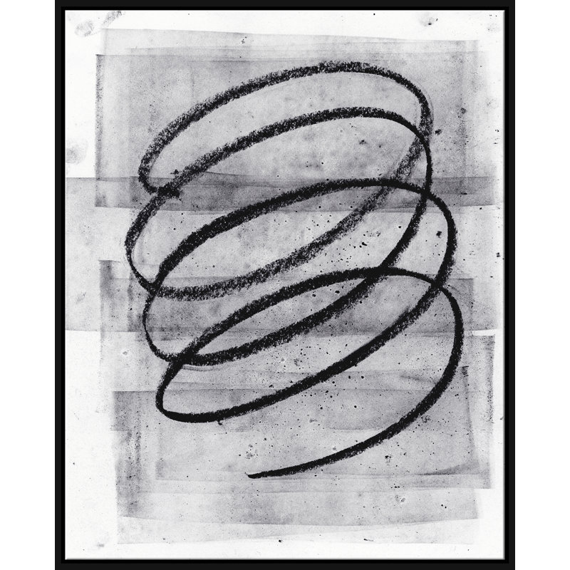 Homage To Kline VII Giclee On Canvas by David Phoenix