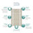Expressions 6 Panel Shower Wall with Silicone Adhesive Tube-575171010-669844449