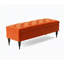 Safar Wide Tufted Rectangle Ottoman Storage Bench – Upholstery Plush Velvet Shoe Bench with Black Turned Wooden Legs-108634782-128793878-128793879