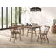 Mobilier de salle à manger de style Mid-Century moderne à 2 broches avec dossier moulé en noyer-460400230