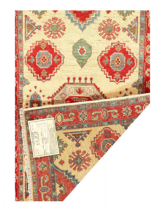 Fine Hand knotted Kazak 2'8"X 4'