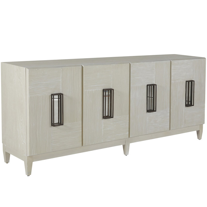Tilden 80" Wide Mahogany Solid Wood Sideboard