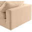 Canapé modulaire réversible en velours de large de 160 po avec repose-pieds Issah-87141509