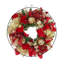 26" Holiday Wreath With Hydrangeas, Glitter Leaves, Ornaments And Bows-828741056-828741063