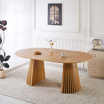 Table de bout extensible Mid-Century moderne, multifonctionnelle pour la salle à manger et le café, pouvant accueillir 6 à 10 personnes