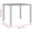 Krysty Square 90Cm L Table