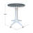 3 - Piece Counter Height Solid Wood Dining Set-1467722110-1467722651