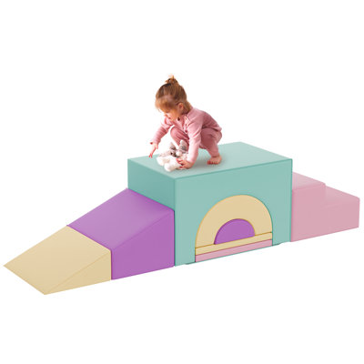 Ensemble de blocs d'escalade en mousse souple - grand 5 en 1