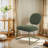 Striking Armless Accent Chair-1360967146