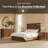 Graciana 60"H Modern Solid Wood Fluted Bed-54180553-54180559