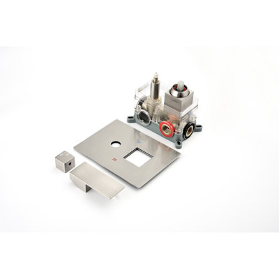 Solid Brass 2 - Way Outlet Shower Diverter Valve Mixer With Balance And 1/2 Standard Thread Two Function Of Entrances Outlets, Thermal