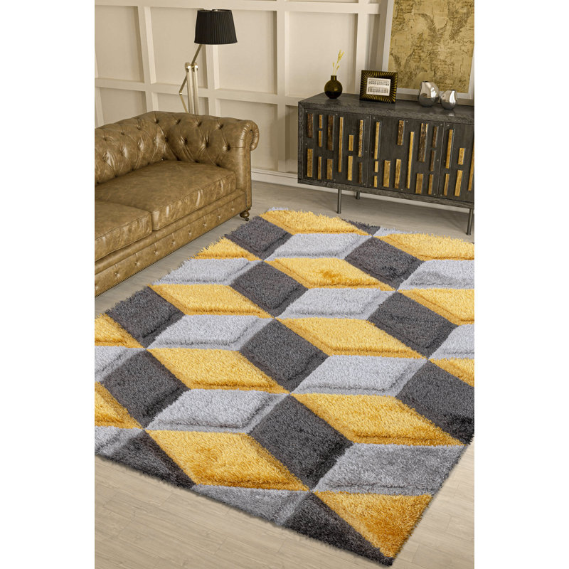 Solid Colour Area Rug, Rectangle 160 x 230 cm