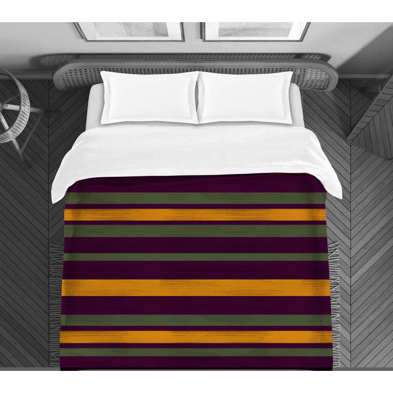 Polyester Striped Comforter, Queen Comforter
