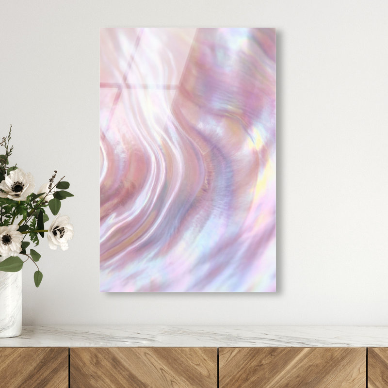 Iridescent Wave Print by Oliver Gal, 15"H x 10"W, High-Gloss Acrylic Print
